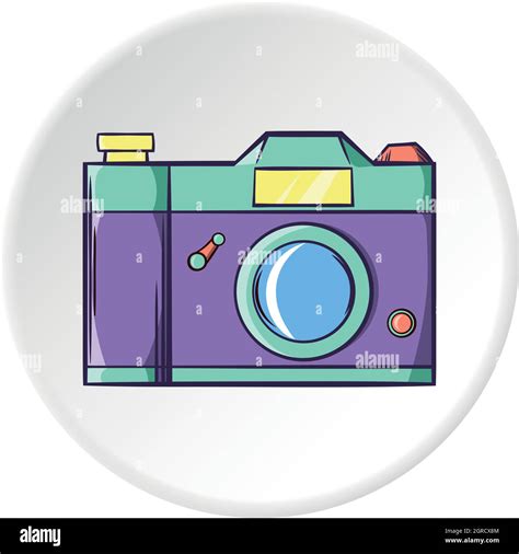 Retro photo camera icon, cartoon style Stock Vector Image & Art - Alamy