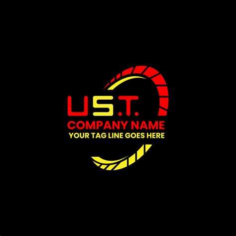 UST letter logo vector design, UST simple and modern logo. UST ...