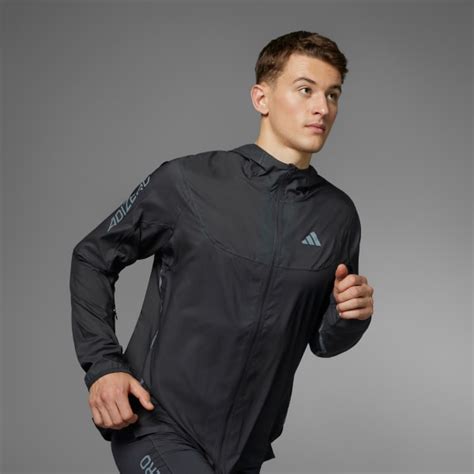 adidas adizero running lightweight jacket black  delivery