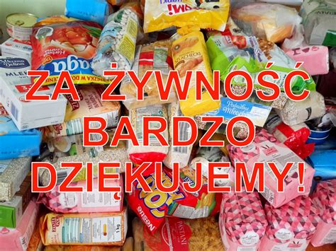 Dziękujemy za żywność Caritas Diecezji Gliwickiej