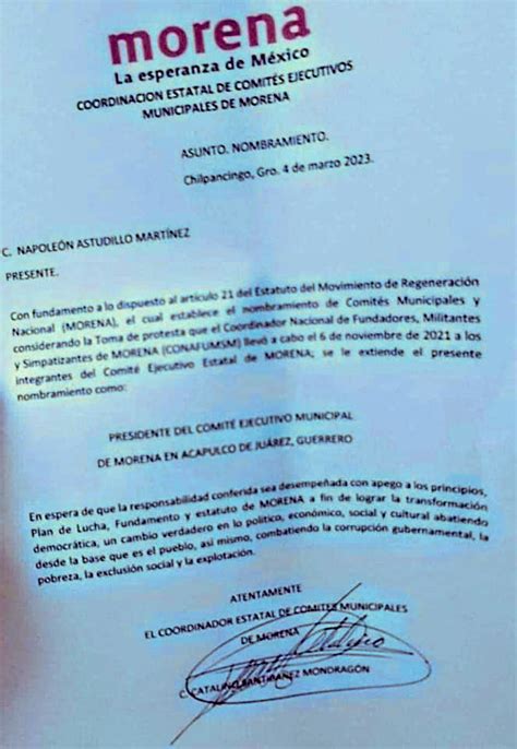 Sobrino de Héctor Astudillo el nuevo dirigente de Morena en Acapulco