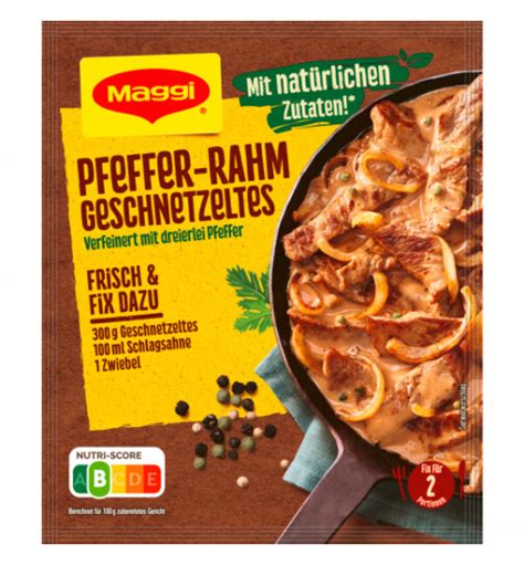 Maggi Fix Zwiebel Rahm Schnitzel 33g