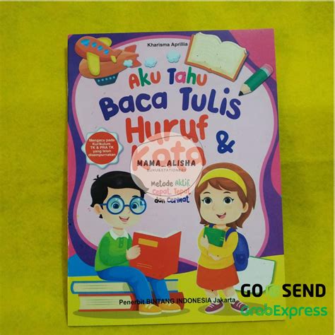 Jual Buku Aku Tahu Baca Tulis Huruf Dan Kata Untuk Anak PAUD TK Dan Pra