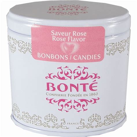 Bonte Pinson Exquisite Tiny Tins Rose Flavored Candy Made In France