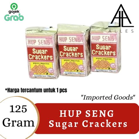 Jual HUP SENG Sugar Crackers Hup Seng Biskuit Gula Manis 125 Gram