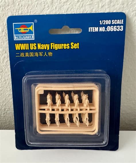 Trumpeter WWII US Navy Figures Set 1 200 TRP6633 NEW EBay