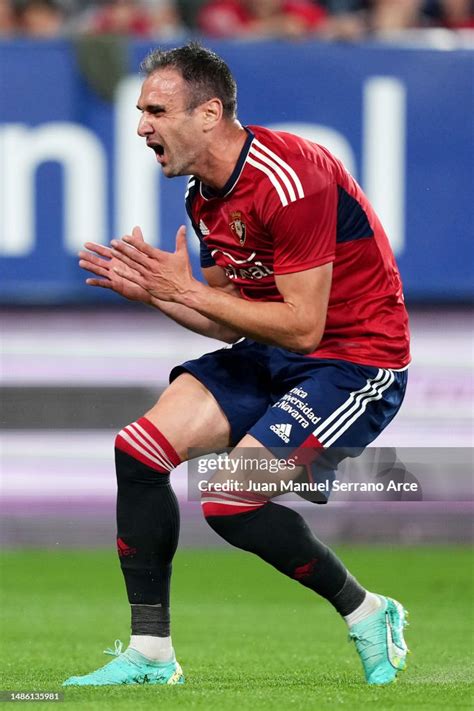 Kike of CA Osasuna reacts during the LaLiga Santander match between ...