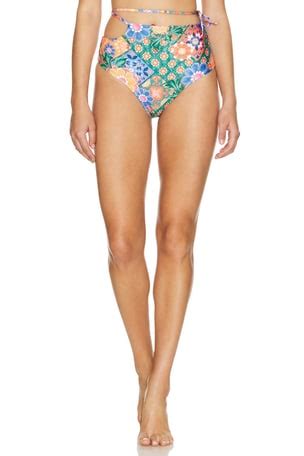 Agua Bendita Hope Reversible Bikini Bottom In Dijon REVOLVE