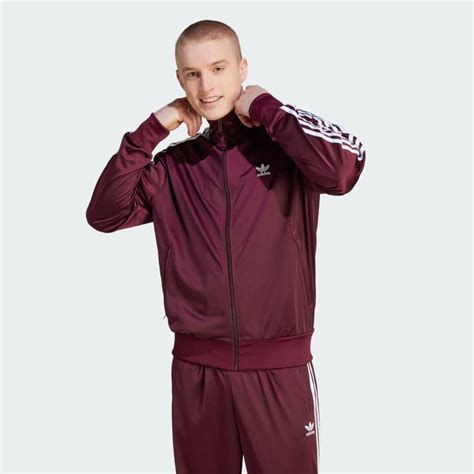 Adidas Adicolor Classics Firebird Track Top Burgundy Adidas Uk