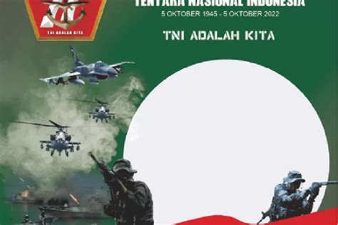 14 Link Twibbon Hut Tni Ke 77 Tahun 2022 Desain Terbaru Dan Terpopuler Download Gratis Disini