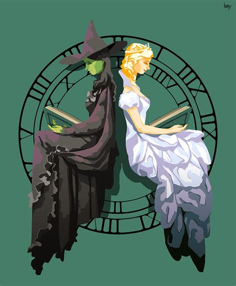 Elphaba And Glinda Wicked Musical Elphaba And Glinda Broadway Wicked