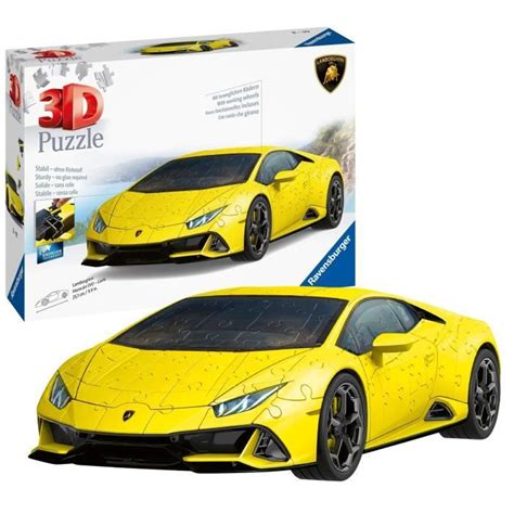 Puzzle D Ravensburger Lamborghini Hurac N Evo Jaune Et Noir A