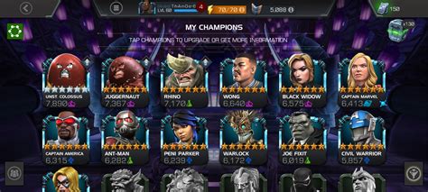 Coming Back To Mcoc After 5 Months Rate My 6 Star Roster — Marvel Contest Of Champions