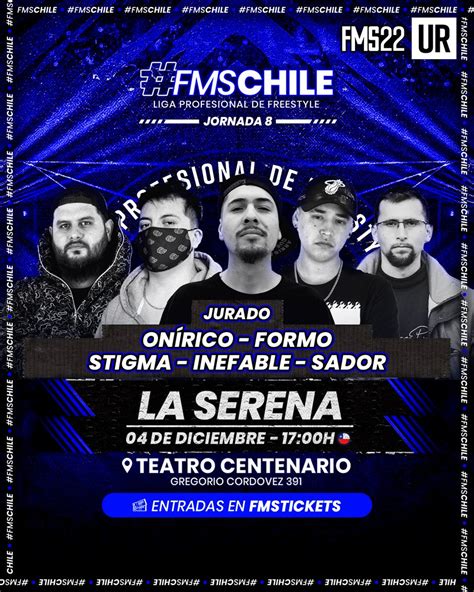 Fms Chile 🇨🇱 On Twitter ¡jurados Confirmados Para Fms La Serena 💥