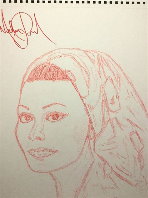 Sold At Auction Michael Jackson Drawing Sophia Loren Michael