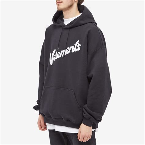 VETEMENTS Milka Logo Popover Hoodie Black | END. (AU)