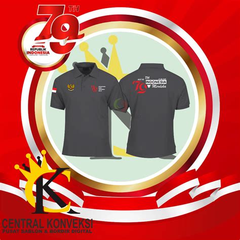 Jual Poloshirt 17 Agustus Kaos Kerah Polo Panitia Dirgahayu Republik