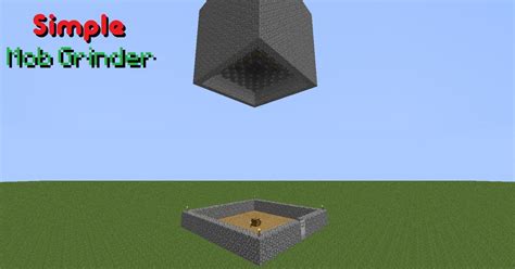 Simple Mob Grinder 60 000 Items Hr Minecraft Map