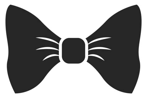 Bow Tie Black Silhouette Icon. Necktie S Graphic by onyxproj · Creative ...