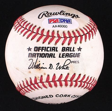 Stan Musial Signed Onl Baseball Psa Coa Pristine Auction