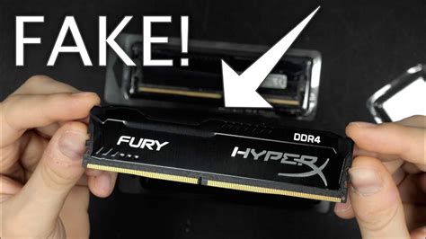 Fake Kingston HyperX Fury Memory From EBay YouTube