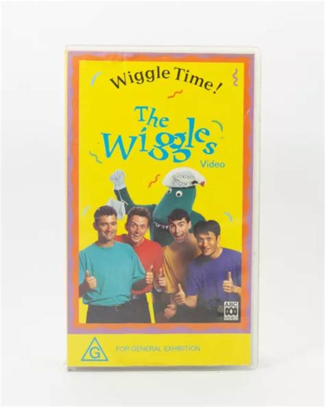 Wiggle Time The Wiggles Video Vintage Vhs Pal Original Cast