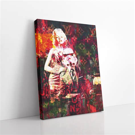 Tableau Pop Art Marylin Vuitton Star Wars L Tableau Popart