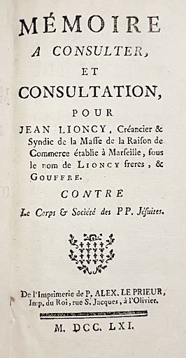 Memoire Consulter Et Consultation Pour Jean Lioncy Cr Ancier