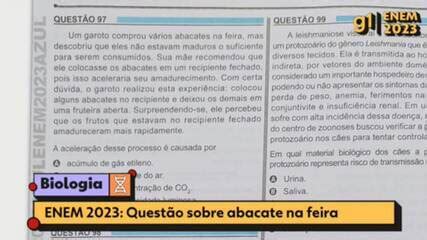 V Deo Enem Corre O Da Quest O De Biologia Sobre Abacate Na