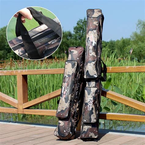 Sougayilang Portable Fishing Rod Bag 80 120cm Large Capacity Multi