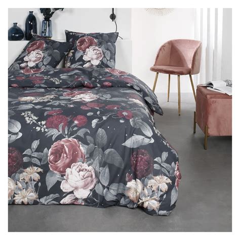 Parure De Lit Personnes Imprim Floral Coton Sunshine Camille