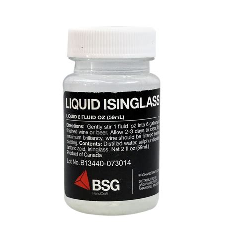 Liquid Isinglass 60ml (2 Oz)