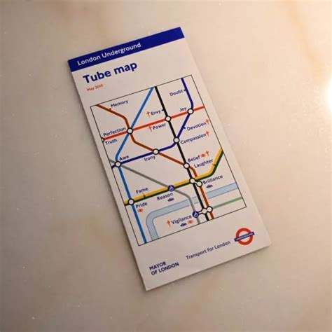 LONDON UNDERGROUND TUBE Map May 2010 (Ref 05.10) £2.00 - PicClick UK