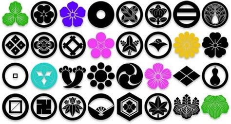 kamon 家紋 are Japanese emblems used to decorate and identify an