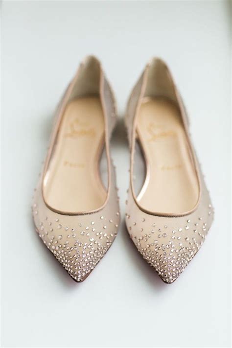 Silver Flat Shoes For Wedding - jenniemarieweddings