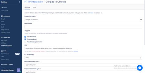 Setting Up A Gorgias Integration Ometria Help Centre