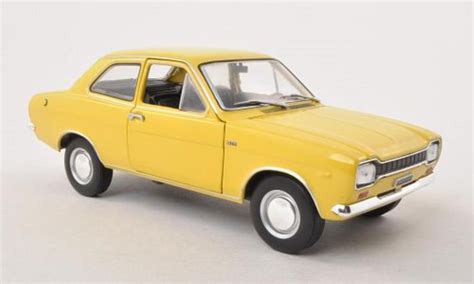 Modellino In Miniatura Ford Escort Whitebox Mki Gt Giallo