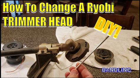 How To Replace A Ryobi Trimmer Head Diy And Save Youtube