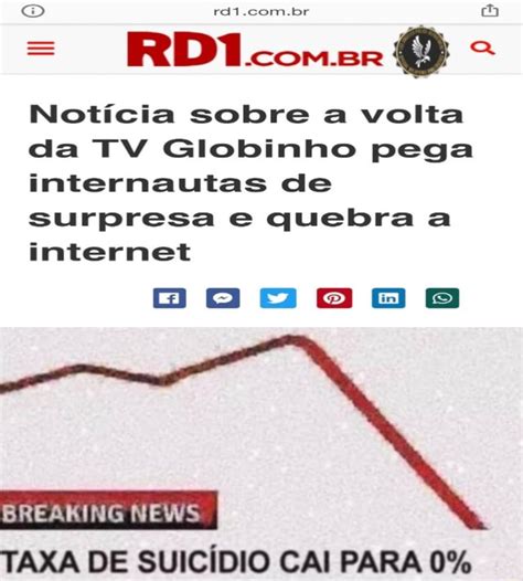 Notícia sobre a volta da TV Globinho pega internautas de surpresa e