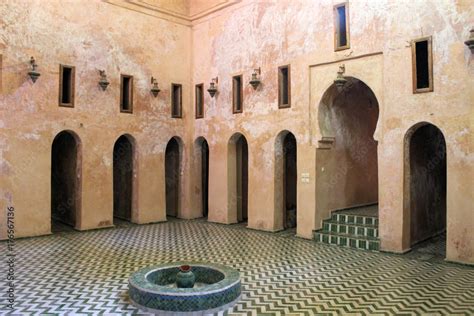 Medersa Koranschule In Der Medina Von Meknes Marokko Stock Photo