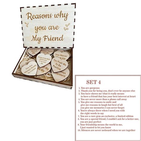 New Arrivals Tpzfurit 10 Heartfelt Reasons - Wooden Box and Heart ...