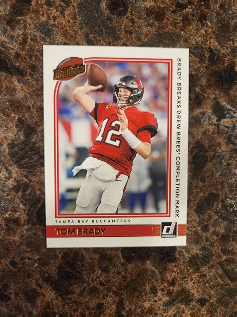 Panini Donruss Highlights H Tb Tom Brady For Sale Online Ebay