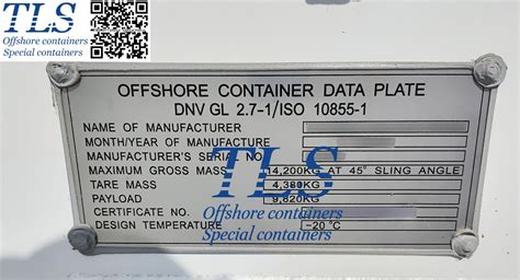 UNDERSTANDING DNV 2 7 1 CERTIFIED OFFSHORE CONTAINERS TLS Offshore