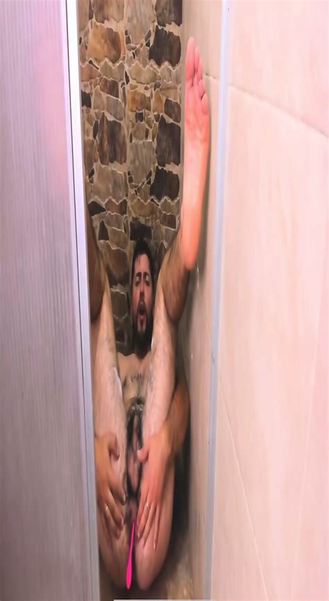 Hot Guy Plays In The Shower