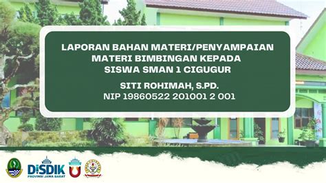 Siti Rohimah Sman Cigugur Pentingnya Adaptasi Di Sekolah Baru