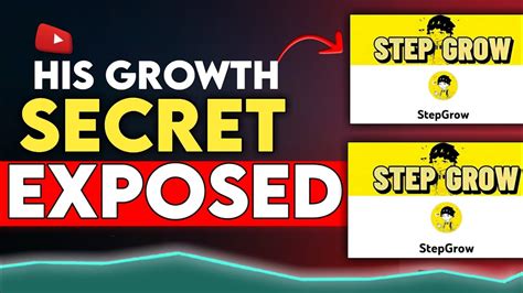 How Step Grow Dominates Youtube His Secret Revealed Youtube