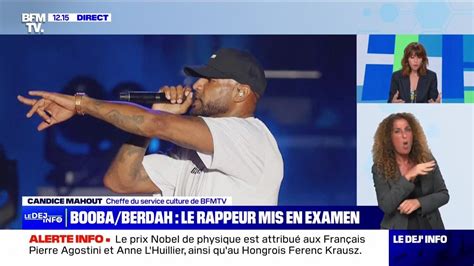 Booba Berdah Le Rappeur Mis En Examen 03 10