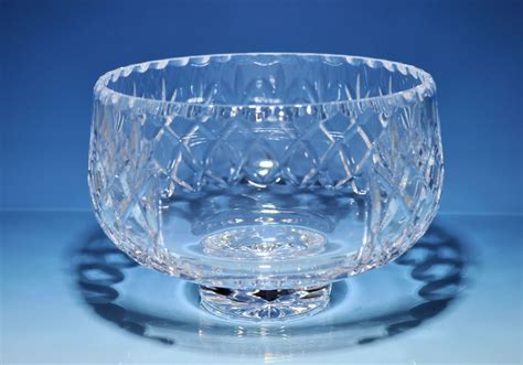 Cut Lead Crystal Bowl | Michael Virden Glass