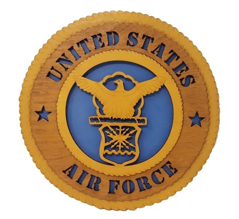 Air Force Wall Plaque Wooden Model Etsy