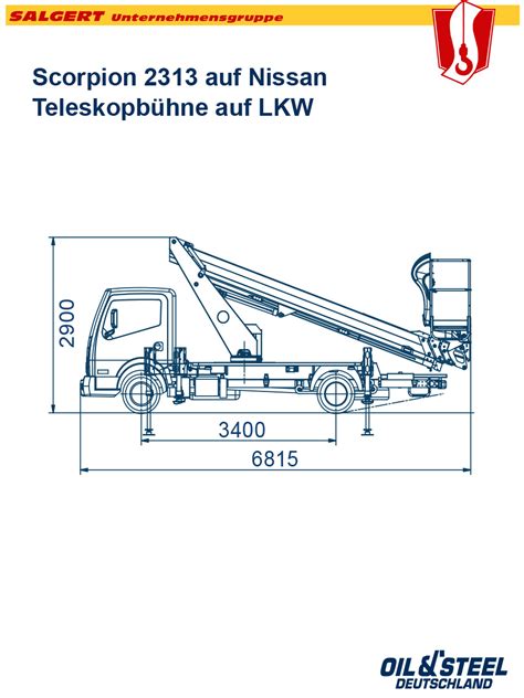 SALGERT GmbH LKW Arbeitsbühne Oil Steel Scorpion 2313